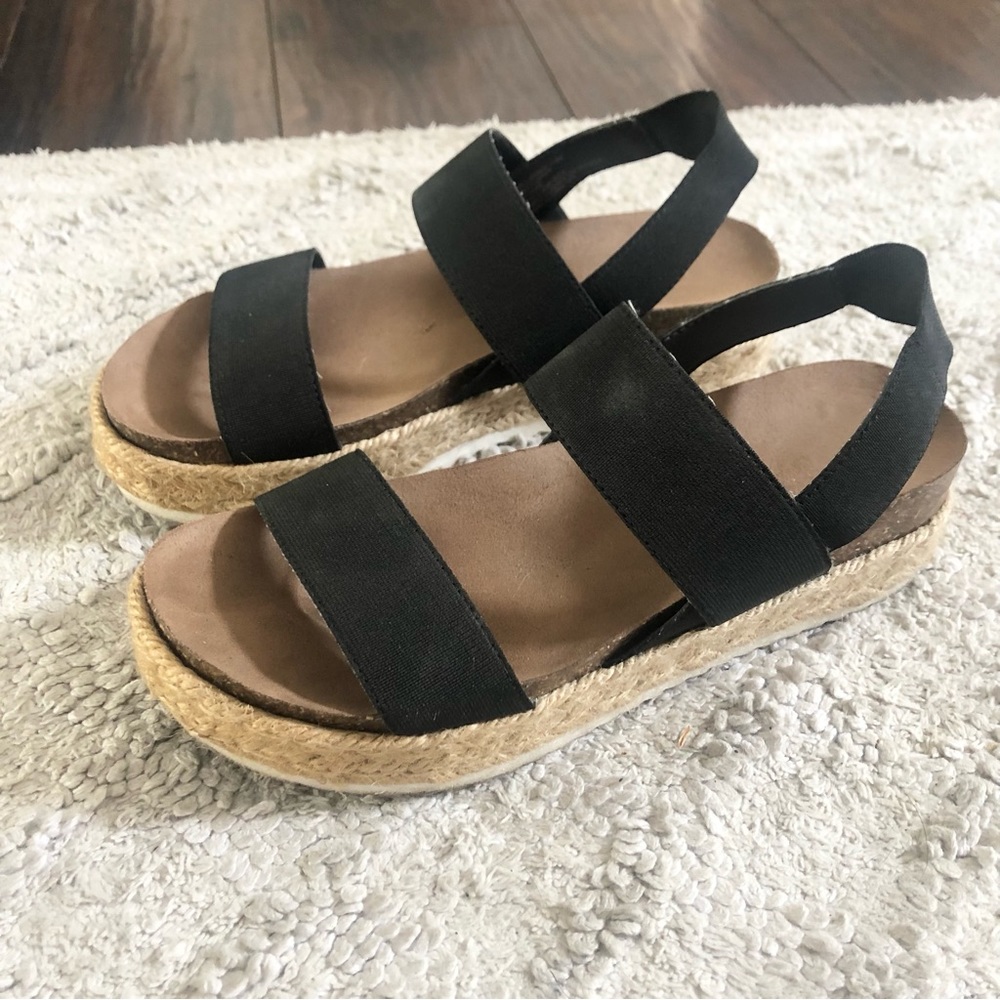 Women’s Black Platform Sandals
